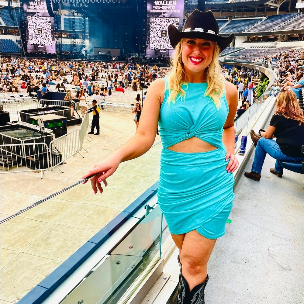 Turquoise Dress